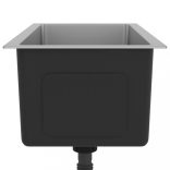 kézzel készült rozsdamentes acél mosogató