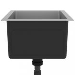 kézzel készült rozsdamentes acél mosogató