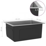 kézzel készült rozsdamentes acél mosogató