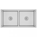 kézzel készült rozsdamentes acél mosogató