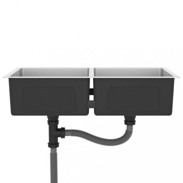 kézzel készült rozsdamentes acél mosogató