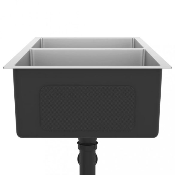 kézzel készült rozsdamentes acél mosogató