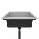 kézzel készült rozsdamentes acél mosogató