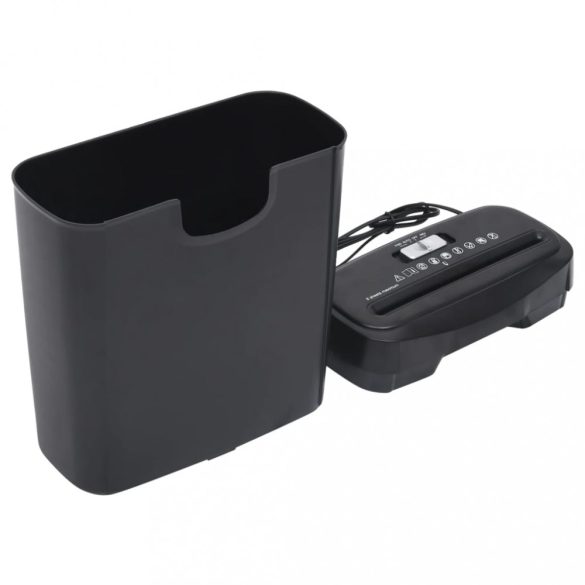 fekete 6 lapos iratmegsemmísítő