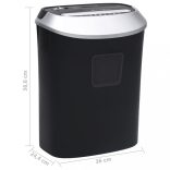 fekete 10 lapos iratmegsemmísítő