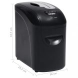 fekete 10 lapos mikropengés papíraprító