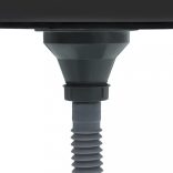 fekete rozsdamentes acél konyhai mosogató