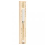 2 az 1-ben tömör fenyő szauna-higrotermográf és -homokóra