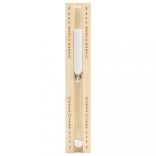 2 az 1-ben tömör fenyő szauna-higrotermográf és -homokóra