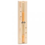 2 az 1-ben tömör fenyő szauna-higrotermográf és -homokóra