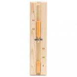 2 az 1-ben tömör fenyő szauna-higrotermográf és -homokóra