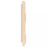 2 az 1-ben tömör fenyő szauna-higrotermográf és -homokóra