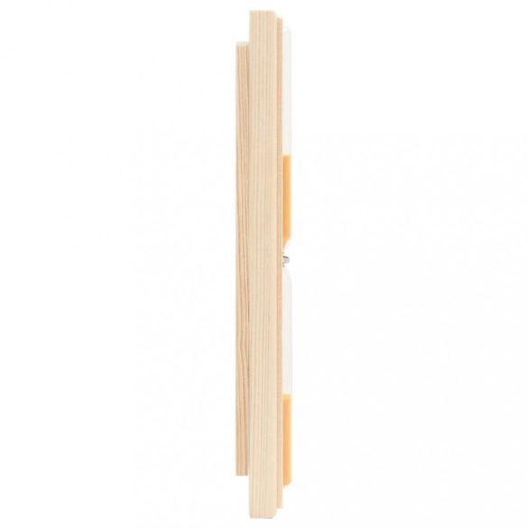 2 az 1-ben tömör fenyő szauna-higrotermográf és -homokóra