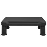 fekete monitorállvány 38 x 24 x 10,5 cm