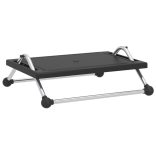 fekete lábtámasz 45 x 40 x 13,5 cm