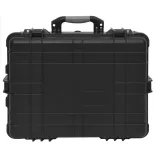 fekete PP kerekes repülős tok 58 x 45 x 27 cm