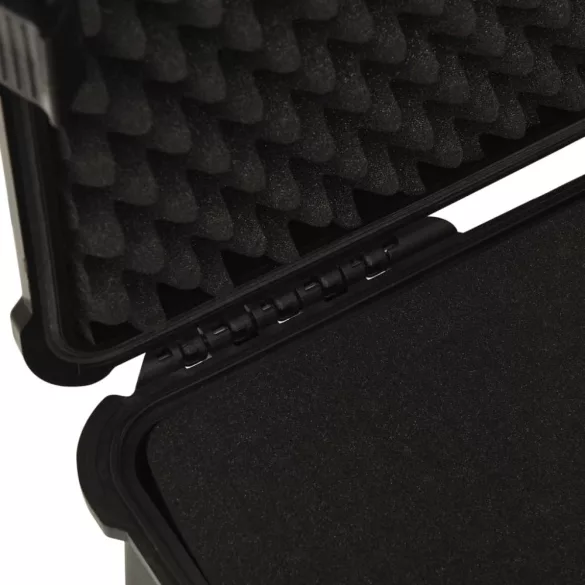 fekete PP hordozható repülős tok 55 x 43 x 21 cm