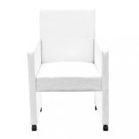 2 db fehér műbőr étkezőszék