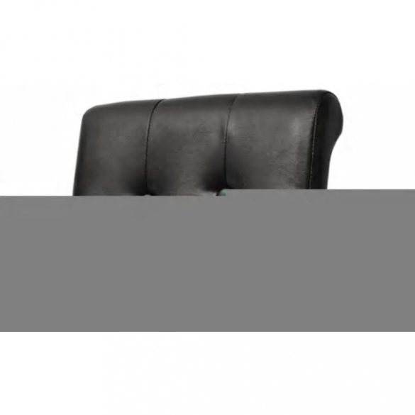 2 db fekete műbőr étkezőszék