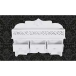 Fali polc/akasztó 3 fiókkal 2 kampóval