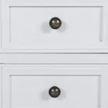 2 fiókos fehér MDF éjjeliszekrény
