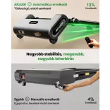 AKLUER H1-B Prémium Futópad motoros emelkedő állítással