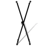 Állítható billentyűzet állvány merevített X keret