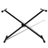 Állítható billentyűzet állvány merevített X keret