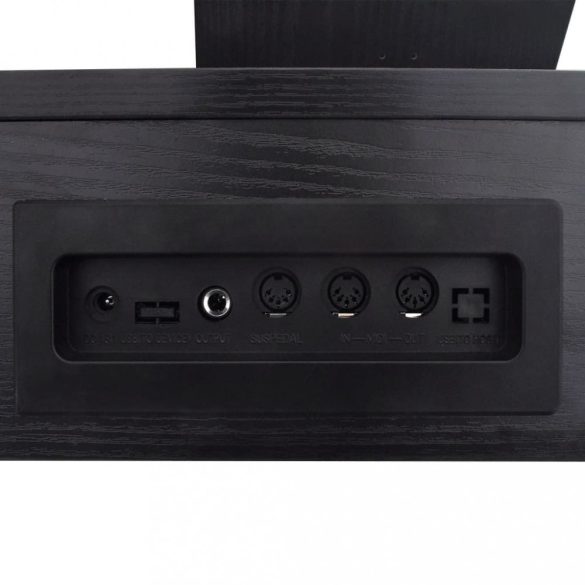 88 billentyűs digitális zongora pedálokkal fekete melamin lap