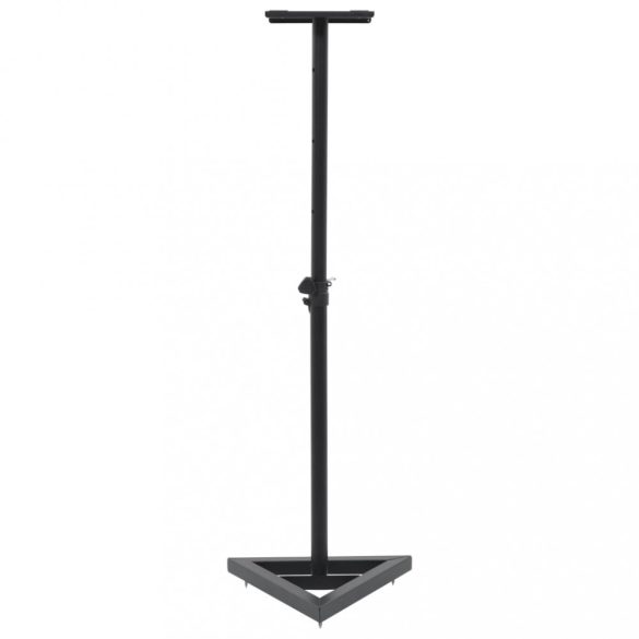 2 darab fekete acél stúdió monitorhangfal állvány