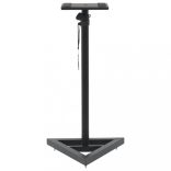 2 darab fekete acél stúdió monitorhangfal állvány