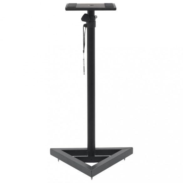 2 darab fekete acél stúdió monitorhangfal állvány