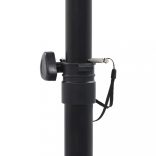 2 darab fekete acél stúdió monitorhangfal állvány