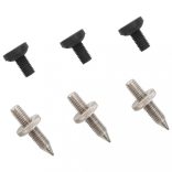 2 darab fekete acél stúdió monitorhangfal állvány