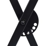 fekete billentyűzetállvány és szék