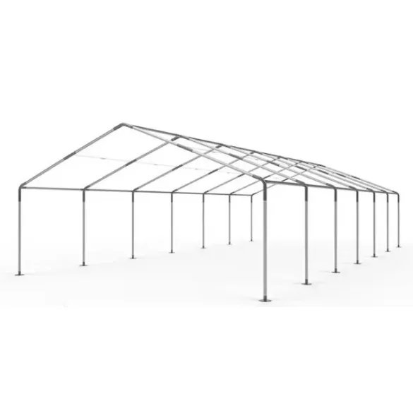 Professzionális rendezvénysátor 5x8m ipari 800N PVC ponyvával