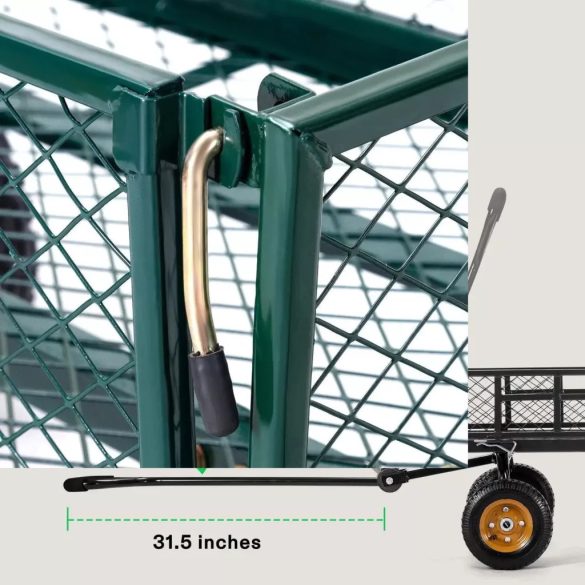 Masszív Kerti Kocsi – 180 kg Teherbírással