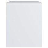 fehér szerelt fa éjjeliszekrény 40 x 30 x 40 cm