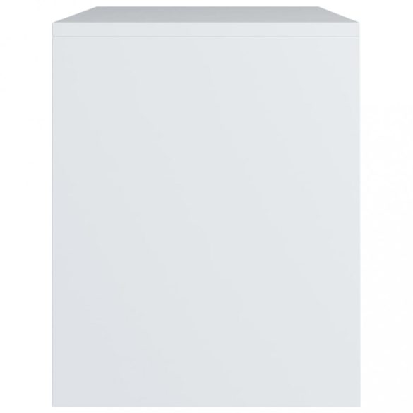 fehér szerelt fa éjjeliszekrény 40 x 30 x 40 cm