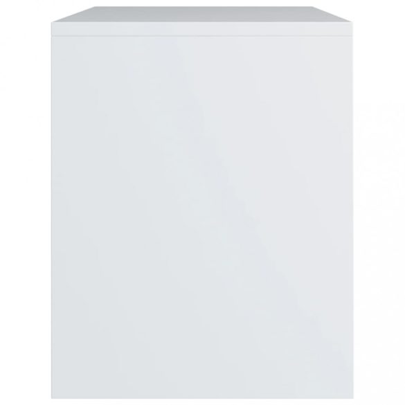 2 db fehér szerelt fa éjjeliszekrény 40 x 30 x 40 cm