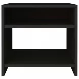 fekete szerelt fa éjjeliszekrény 40 x 30 x 40 cm