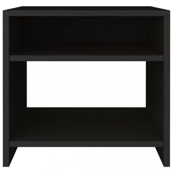 fekete szerelt fa éjjeliszekrény 40 x 30 x 40 cm
