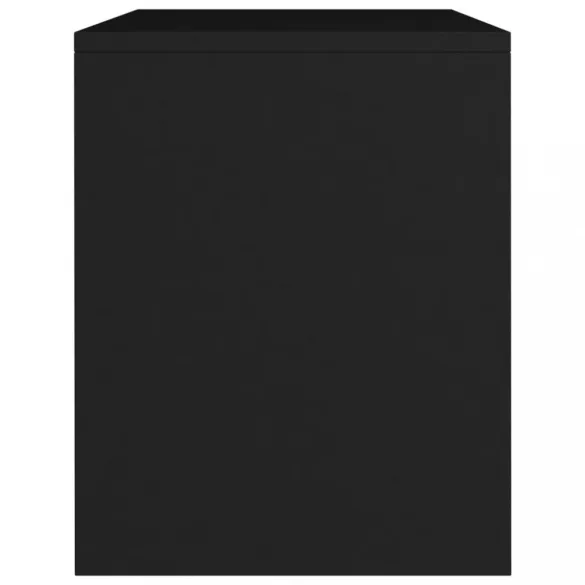 fekete szerelt fa éjjeliszekrény 40 x 30 x 40 cm