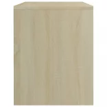 sonoma tölgy színű szerelt fa éjjeliszekrény 40 x 30 x 40 cm