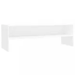 fehér szerelt fa TV-szekrény 120 x 40 x 40 cm