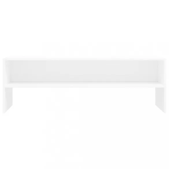 fehér szerelt fa TV-szekrény 120 x 40 x 40 cm