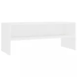 fehér szerelt fa TV-szekrény 100 x 40 x 40 cm