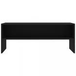 fekete szerelt fa TV-szekrény 100 x 40 x 40 cm