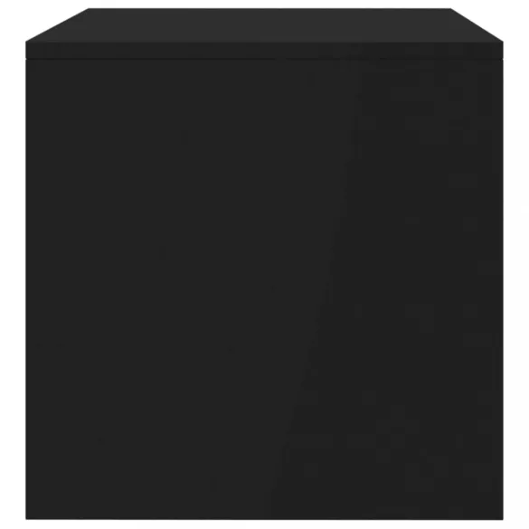 fekete szerelt fa TV-szekrény 100 x 40 x 40 cm