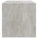 betonszürke szerelt fa TV-szekrény 100 x 40 x 40 cm